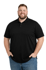 GREYSTONE 60/40 Big Tall Man PIQUE POLO SHIRT 4XL-14XL
