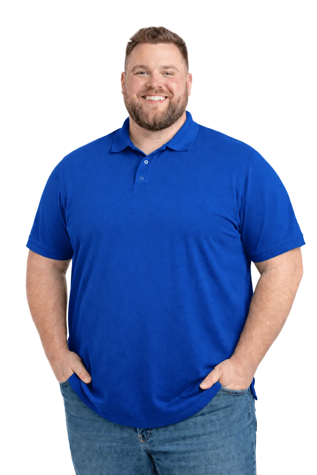 GREYSTONE 60/40 Big Tall Man PIQUE POLO SHIRT 4XL-14XL
