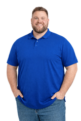 GREYSTONE 60/40 Big Tall Man PIQUE POLO SHIRT 4XL-14XL
