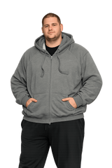 Falcon Bay Full Zipper Fleece Hooded Jacket 2XL-10XL and XLT-6XT