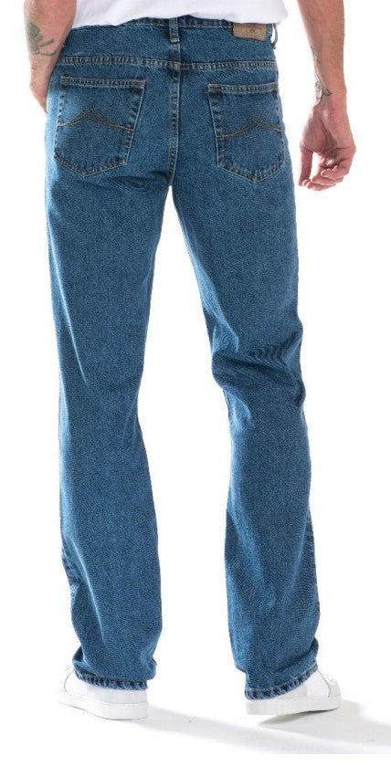 Full Blue Brand Men's Regular Fit Stretch Jeans Stone Wash - NOW 20% OFF LISTED PRICE!