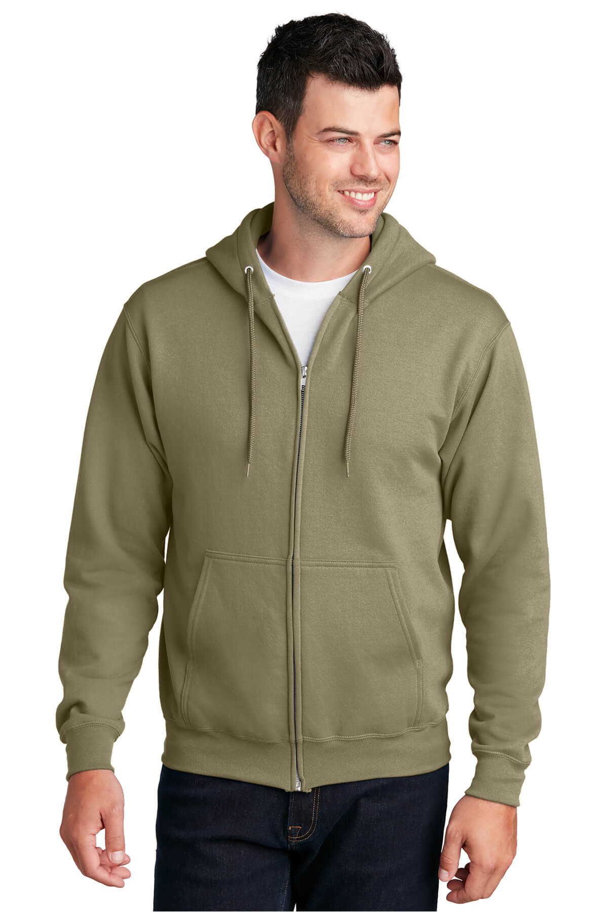 Port & Company Core Fleece Full-Zip Hooded Sweatshirt MD-6XL