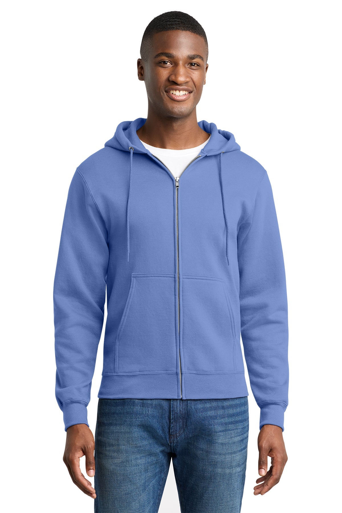 Port & Company Core Fleece Full-Zip Hooded Sweatshirt MD-6XL