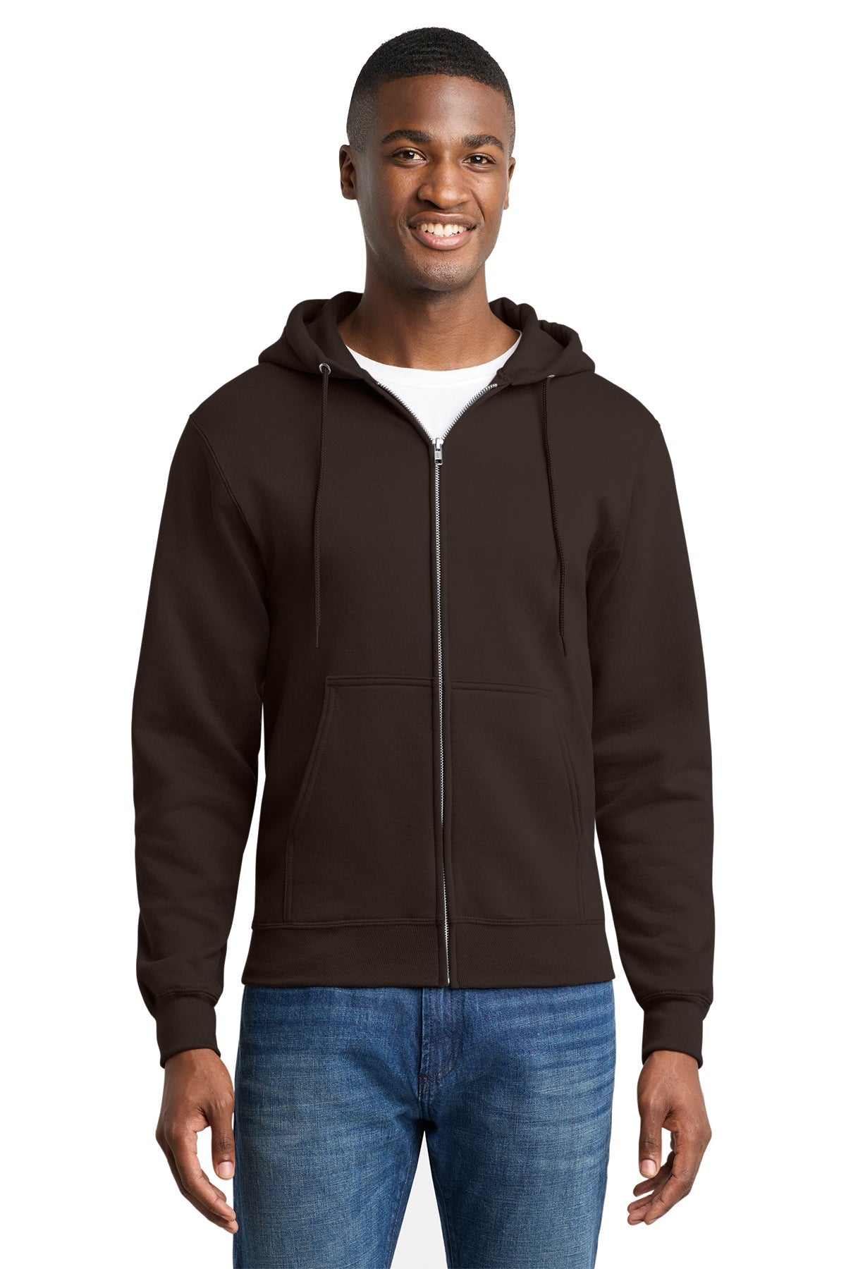 Port & Company Core Fleece Full-Zip Hooded Sweatshirt MD-6XL