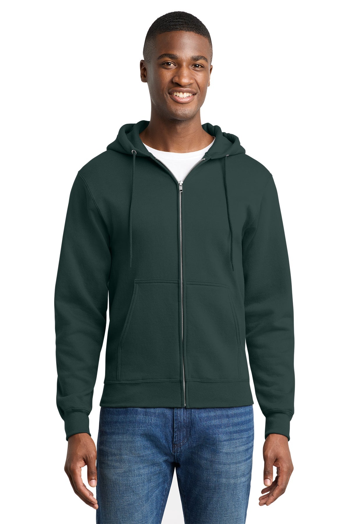 Port & Company Core Fleece Full-Zip Hooded Sweatshirt MD-6XL