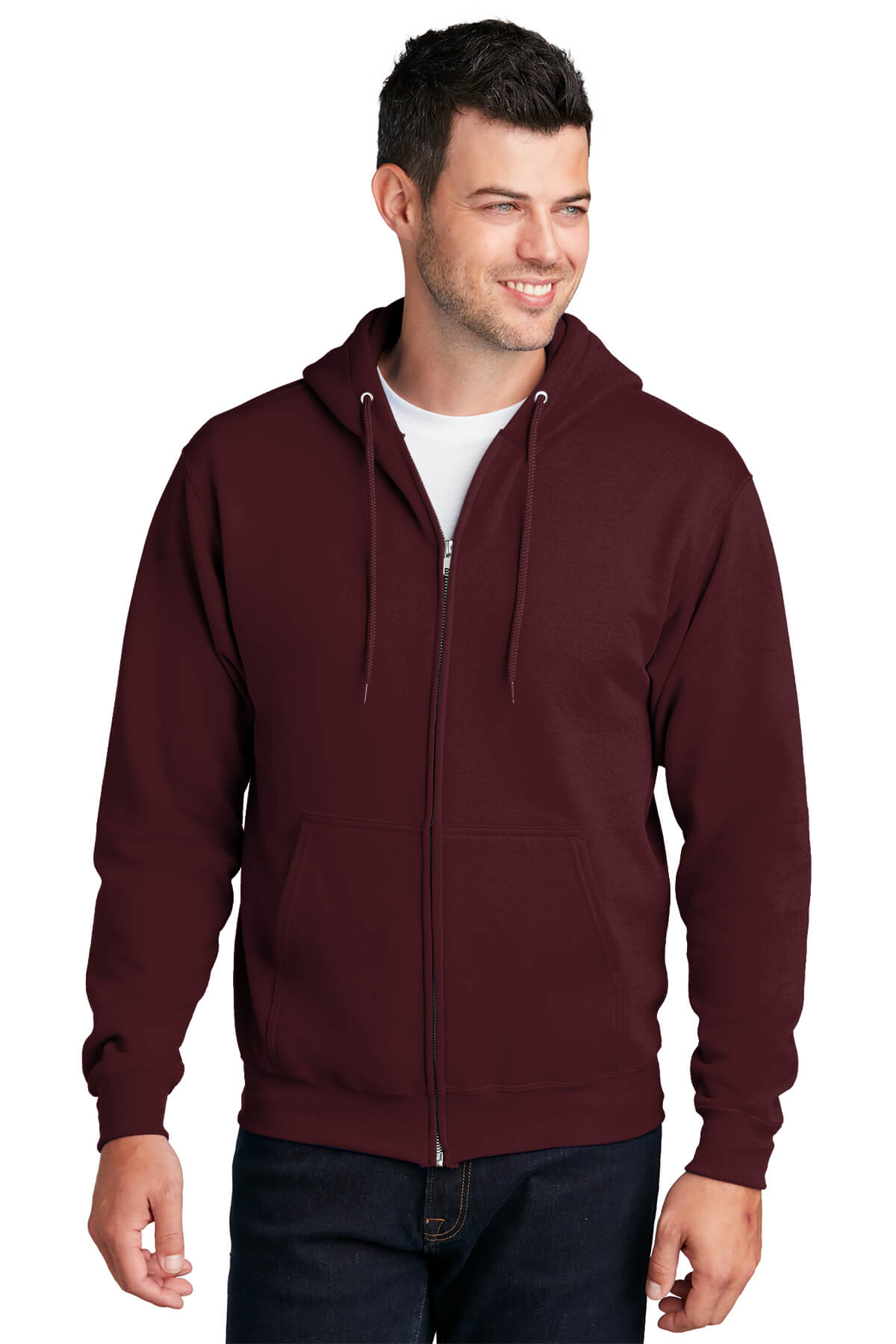 Port & Company Core Fleece Full-Zip Hooded Sweatshirt MD-6XL
