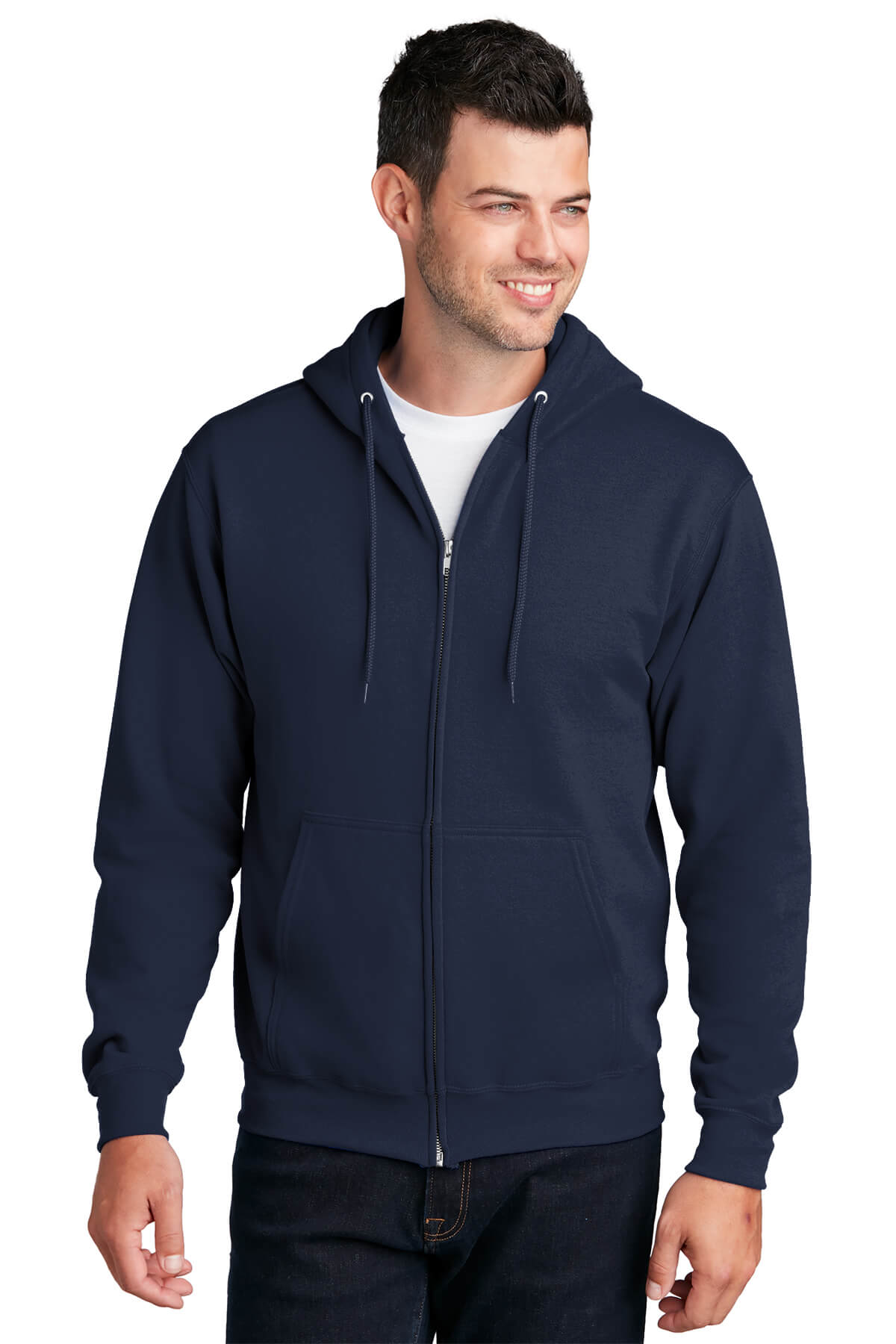 Port & Company Core Fleece Full-Zip Hooded Sweatshirt MD-6XL