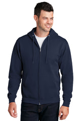 Port & Company Core Fleece Full-Zip Hooded Sweatshirt MD-6XL