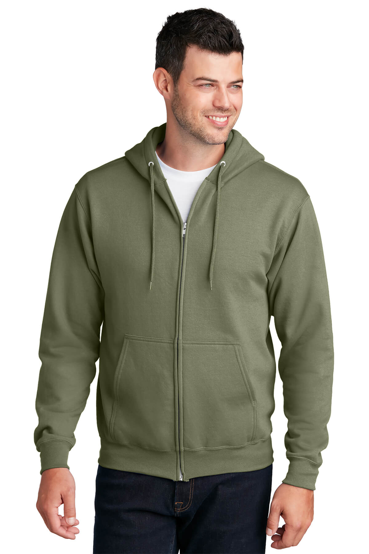 Port & Company Core Fleece Full-Zip Hooded Sweatshirt MD-6XL