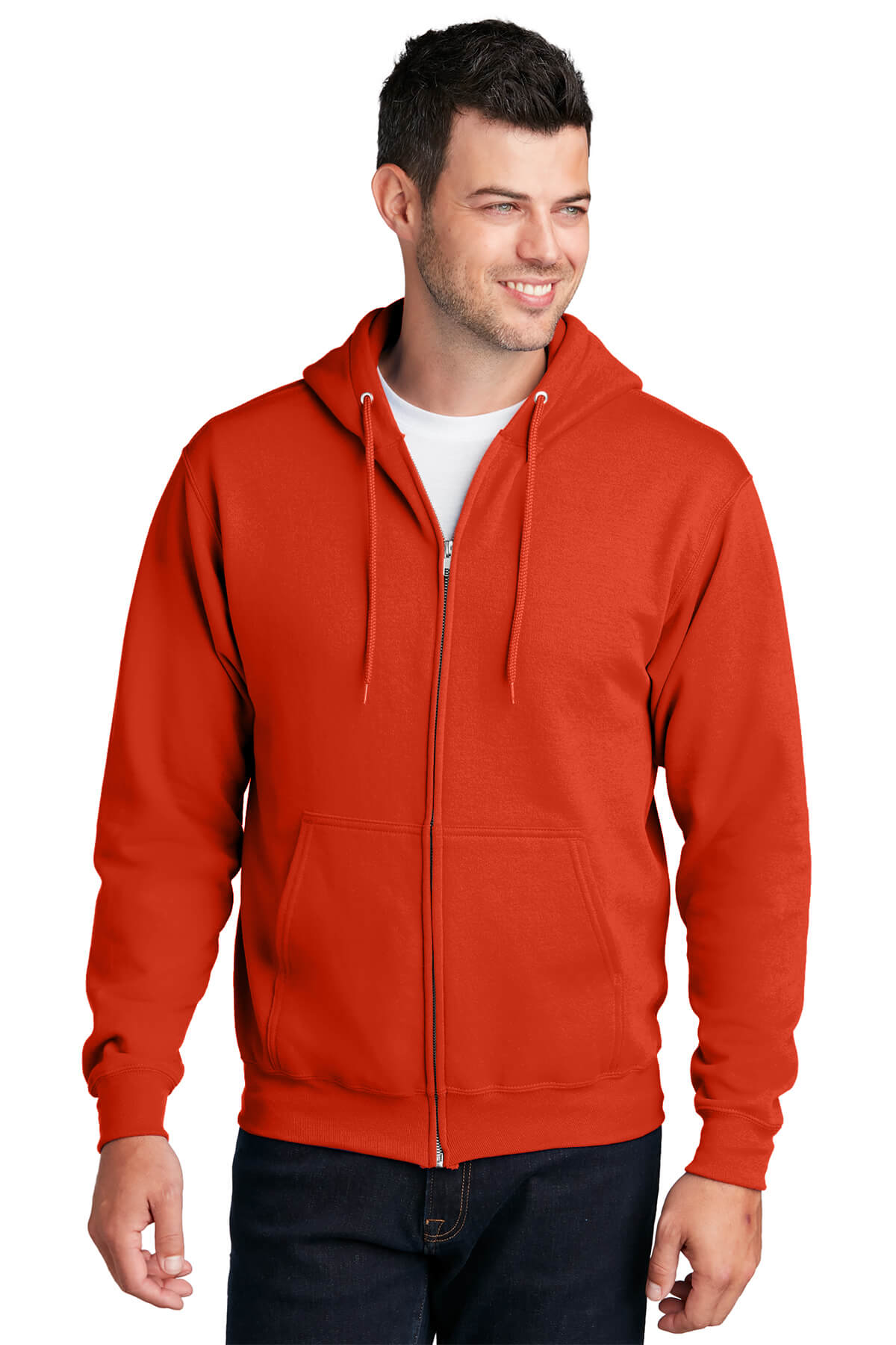 Port & Company Core Fleece Full-Zip Hooded Sweatshirt MD-6XL