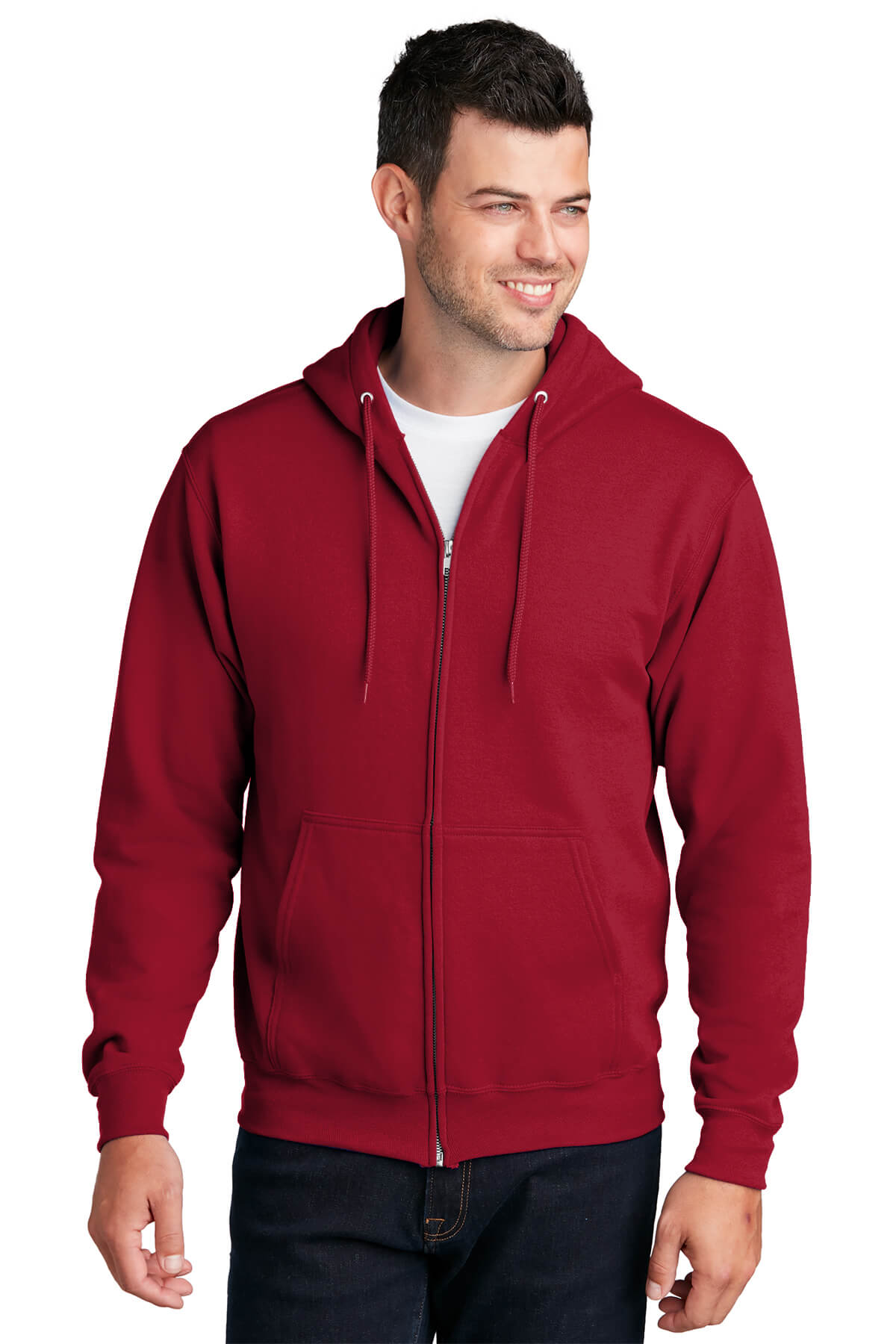 Port & Company Core Fleece Full-Zip Hooded Sweatshirt MD-6XL