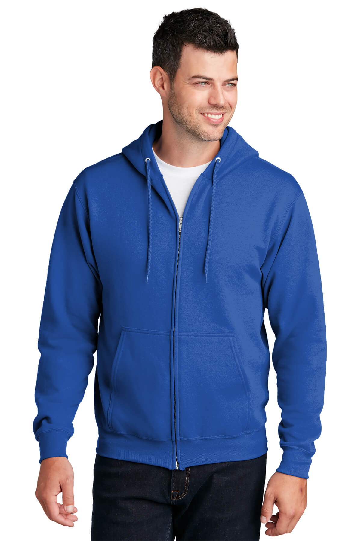 Port & Company Core Fleece Full-Zip Hooded Sweatshirt MD-6XL