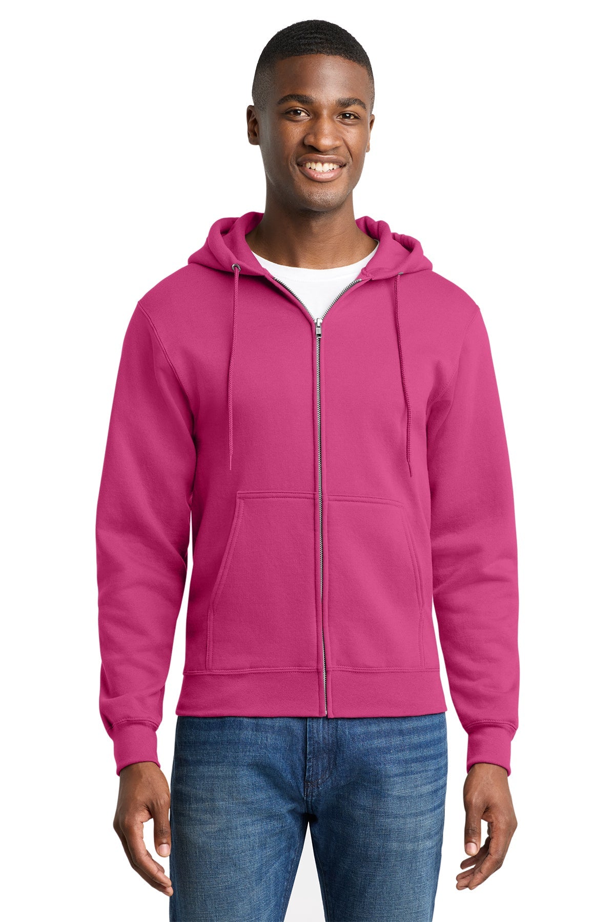 Port & Company Core Fleece Full-Zip Hooded Sweatshirt MD-6XL