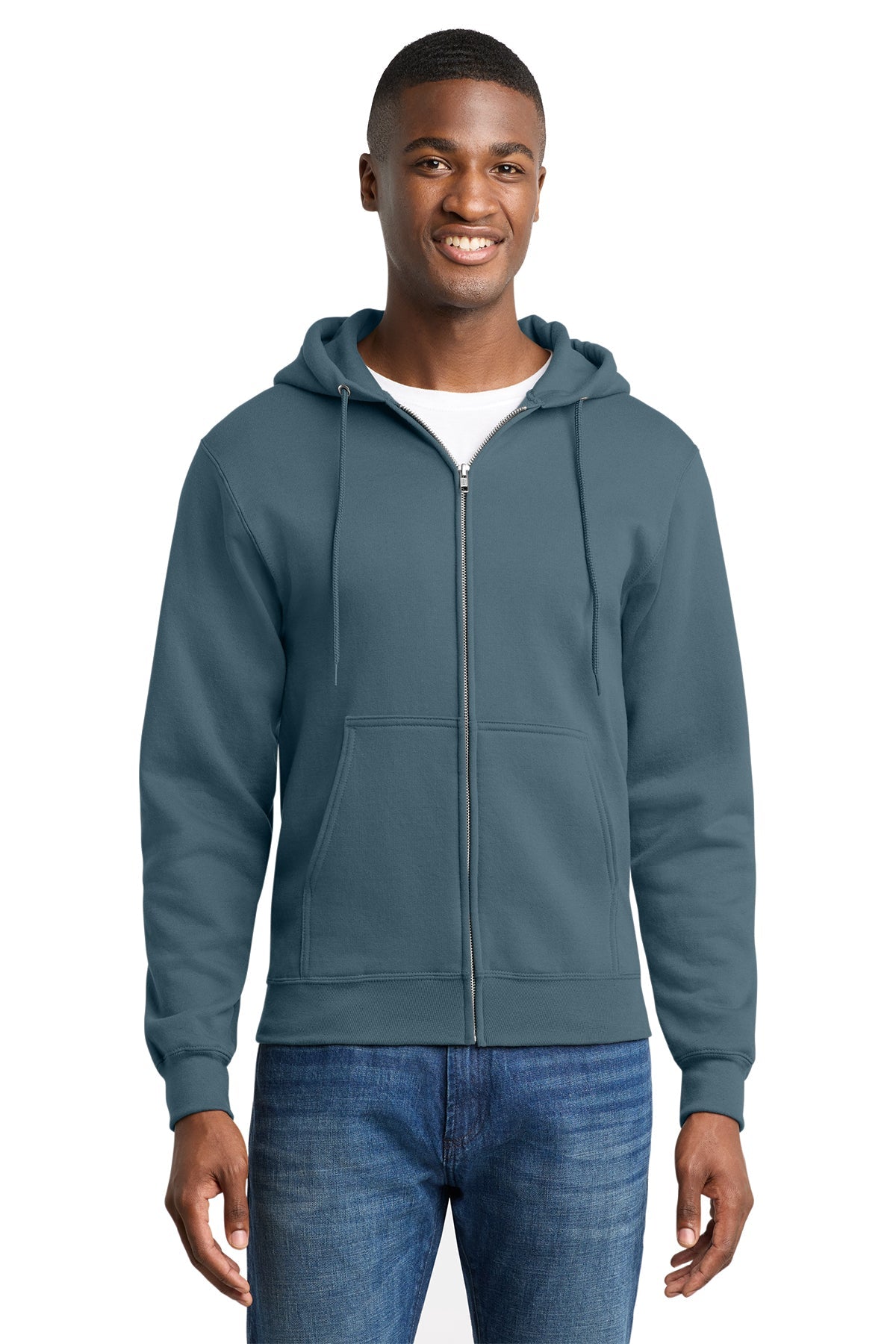Port & Company Core Fleece Full-Zip Hooded Sweatshirt MD-6XL