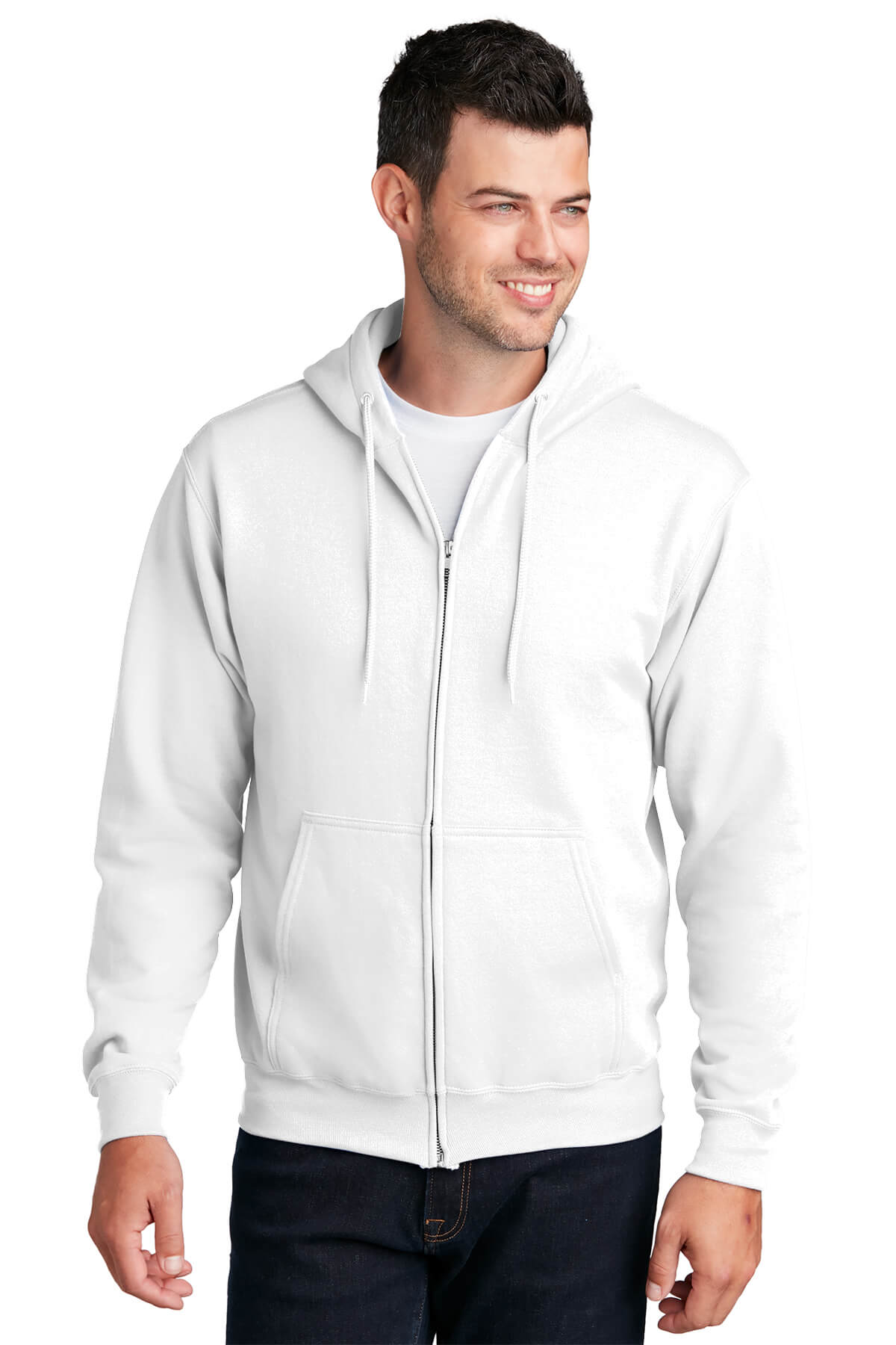Port & Company Core Fleece Full-Zip Hooded Sweatshirt MD-6XL