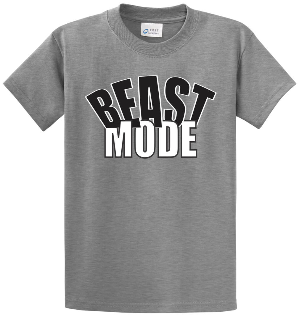 Beast Mode Printed Tee Shirt