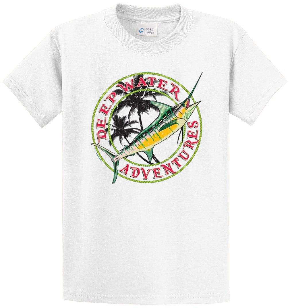 Deep Water Adventures Printed Tee Shirt