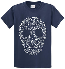 Music Skull Printed Tee Shirt