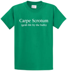 Carpe Scrotum Printed Tee Shirt