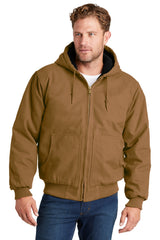 Cornerstone Washed Duck Cloth Flannel-Lined Hooded Work Jacket SM-6XL