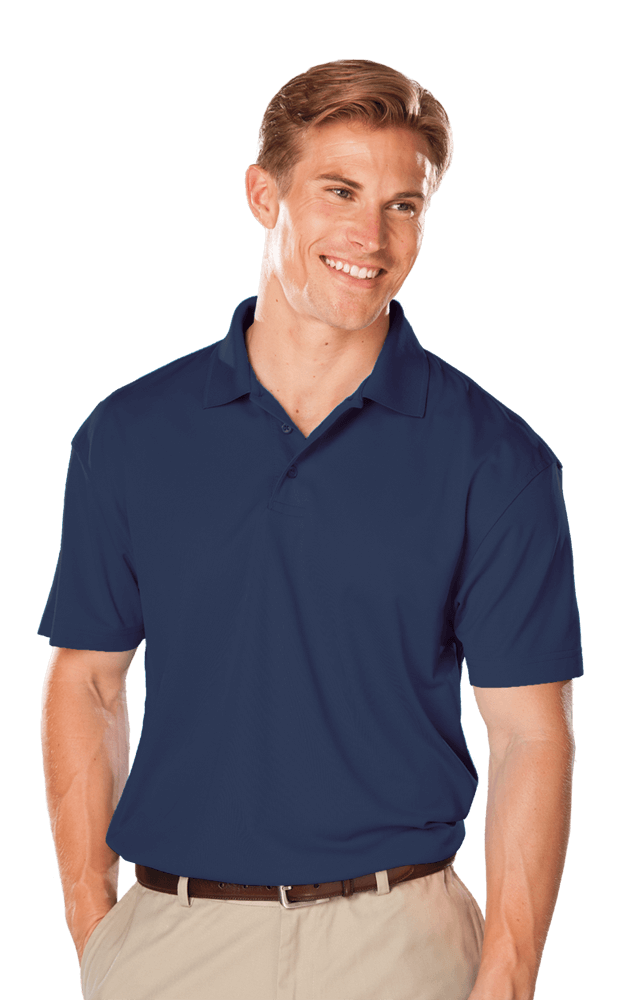 Blue Generation Men's TALL Value Moisture Wicking Polo LT-3XT