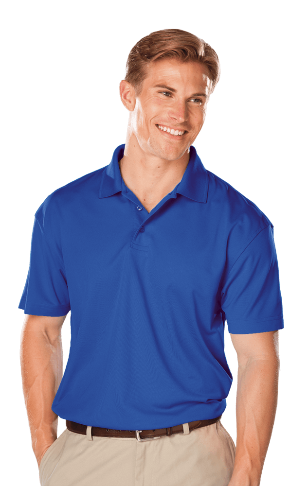 Blue Generation Men's TALL Value Moisture Wicking Polo LT-3XT