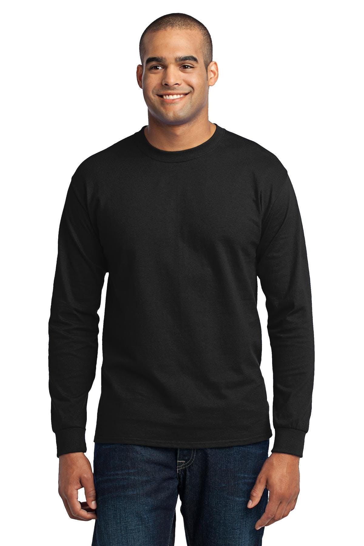 Port & Company 50/50 Poly/Cotton Long Sleeve Tee 2XL-6XL and LT-4XT
