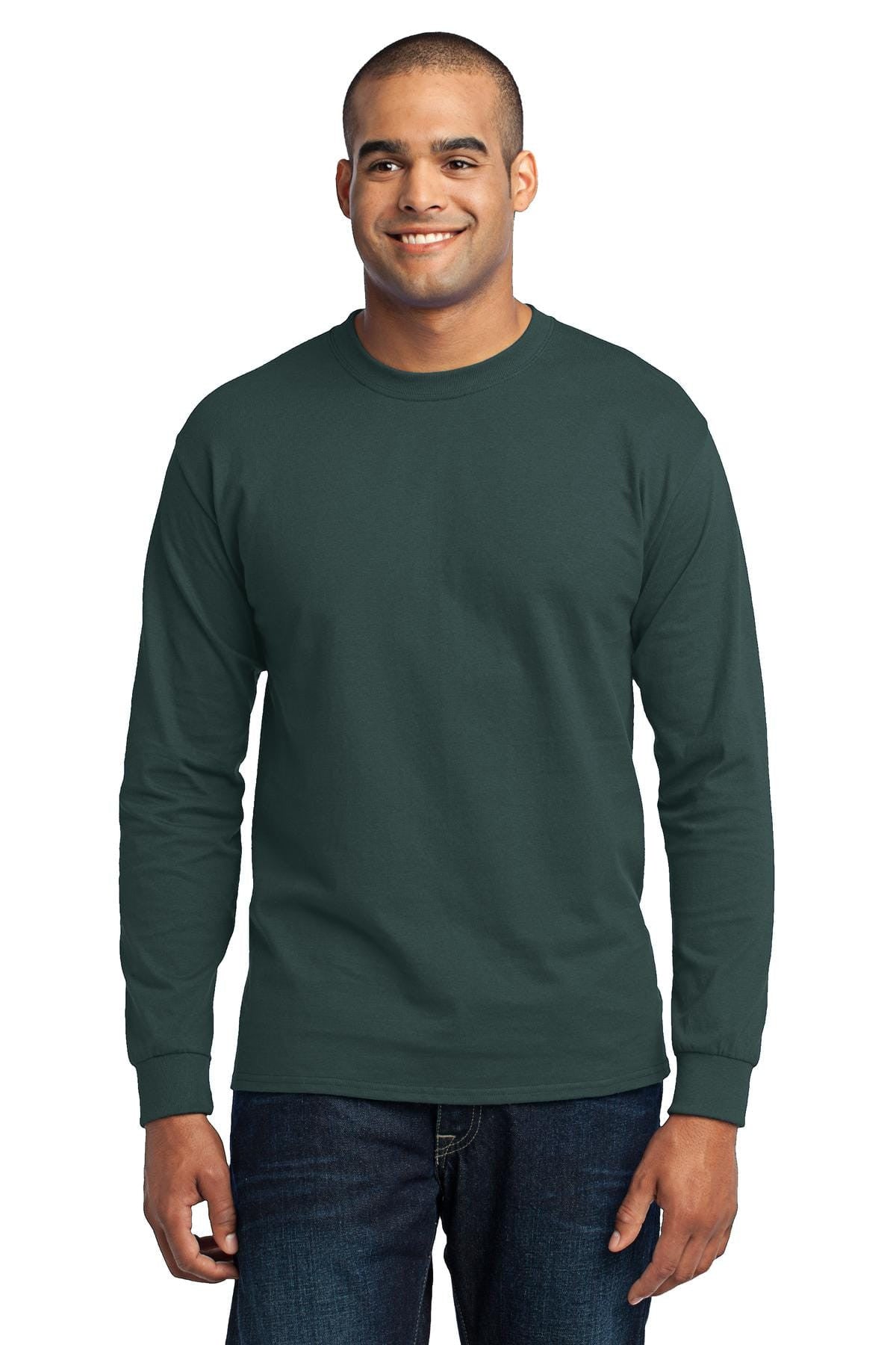 Port & Company 50/50 Poly/Cotton Long Sleeve Tee 2XL-6XL and LT-4XT