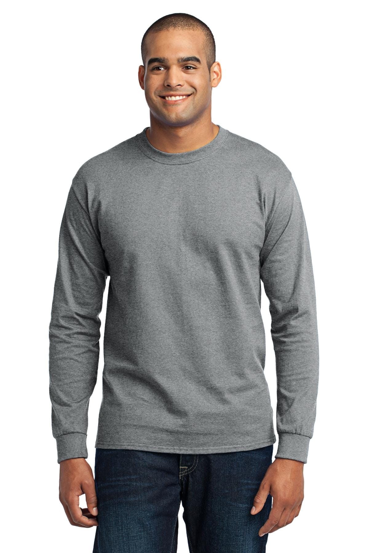 Port & Company 50/50 Poly/Cotton Long Sleeve Tee 2XL-6XL and LT-4XT