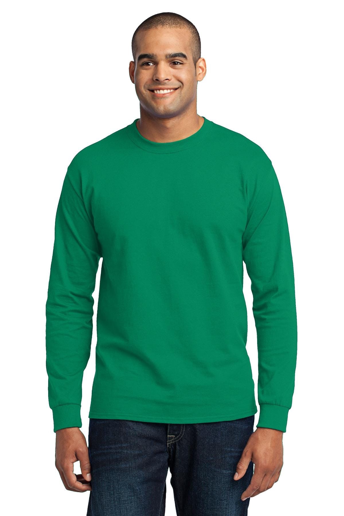 Port & Company 50/50 Poly/Cotton Long Sleeve Tee 2XL-6XL and LT-4XT