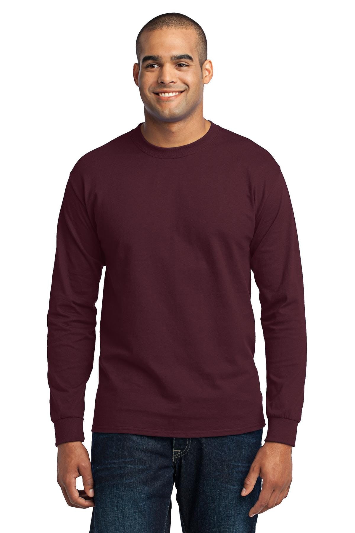 Port & Company 50/50 Poly/Cotton Long Sleeve Tee 2XL-6XL and LT-4XT