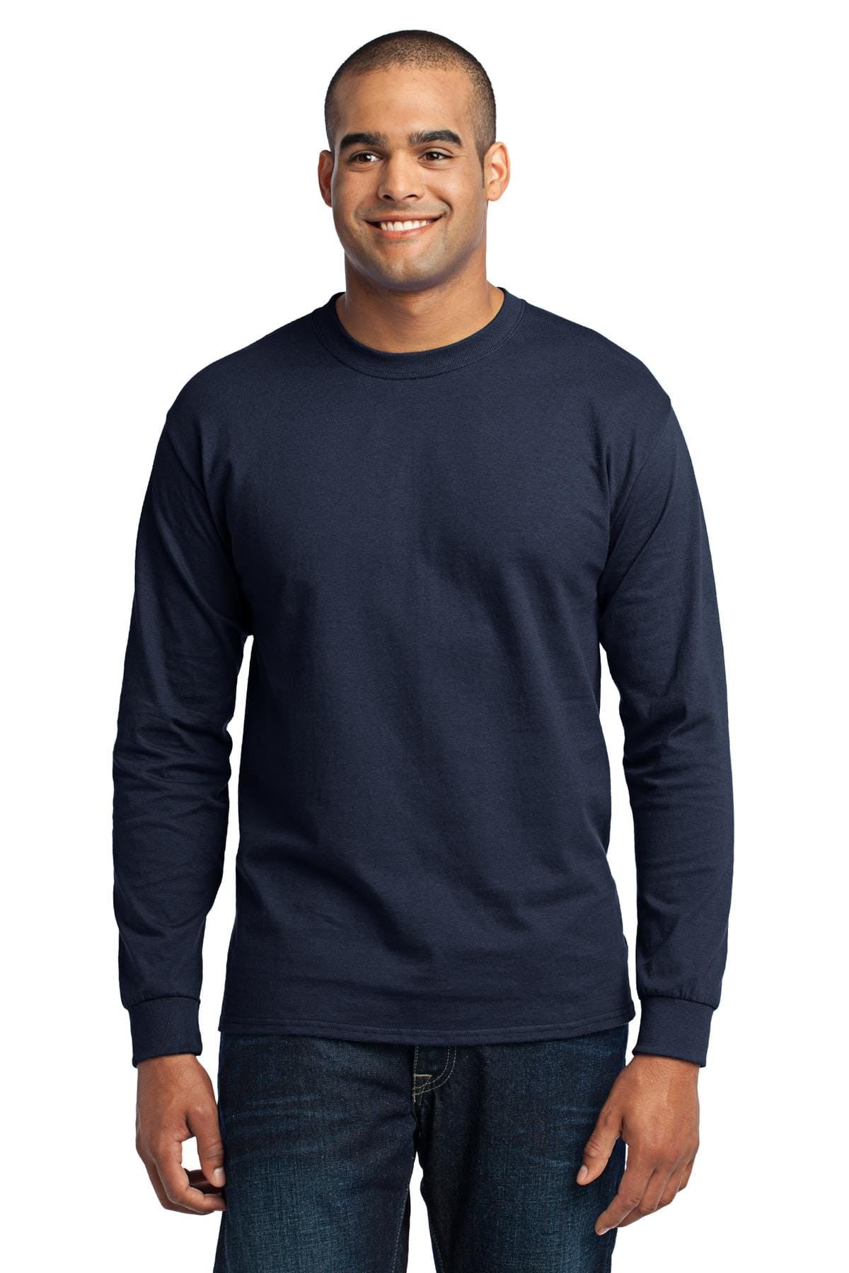 Port & Company 50/50 Poly/Cotton Long Sleeve Tee 2XL-6XL and LT-4XT