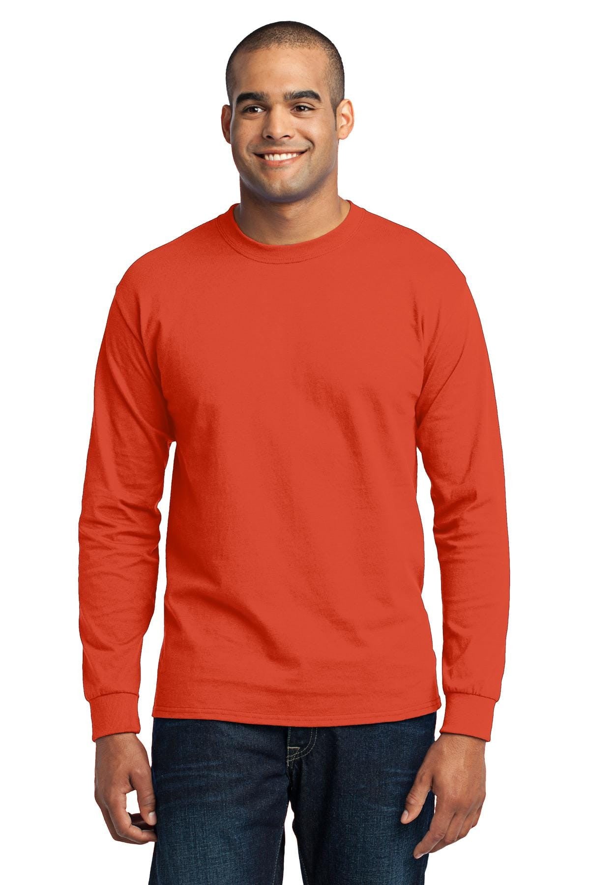 Port & Company 50/50 Poly/Cotton Long Sleeve Tee 2XL-6XL and LT-4XT