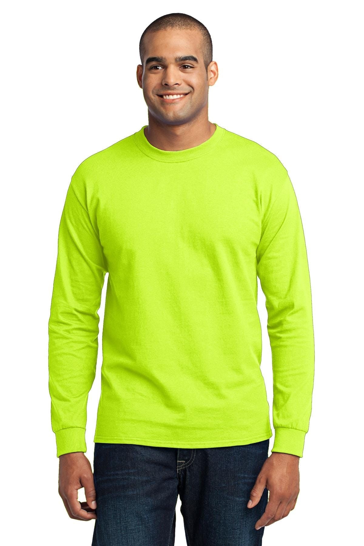 Port & Company 50/50 Poly/Cotton Long Sleeve Tee 2XL-6XL and LT-4XT