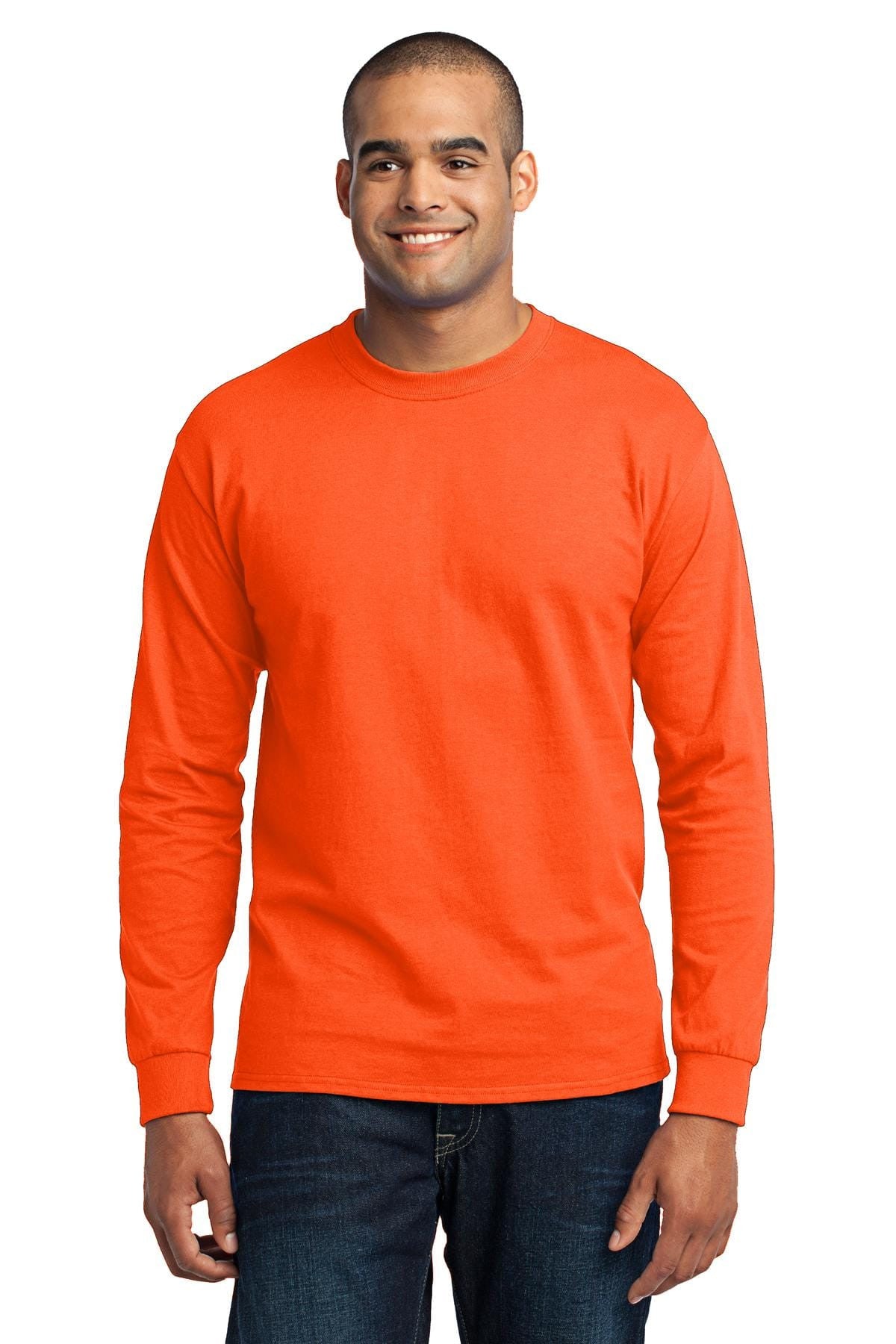 Port & Company 50/50 Poly/Cotton Long Sleeve Tee 2XL-6XL and LT-4XT