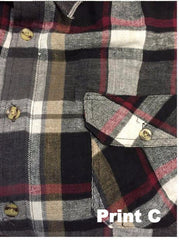 Falcon Bay Men's Long Sleeve Lined Flannel Plaid Shirt - NOW 20% OFF LISTED PRICE!
