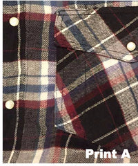 Falcon Bay Men's Long Sleeve Lined Flannel Plaid Shirt - NOW 20% OFF LISTED PRICE!
