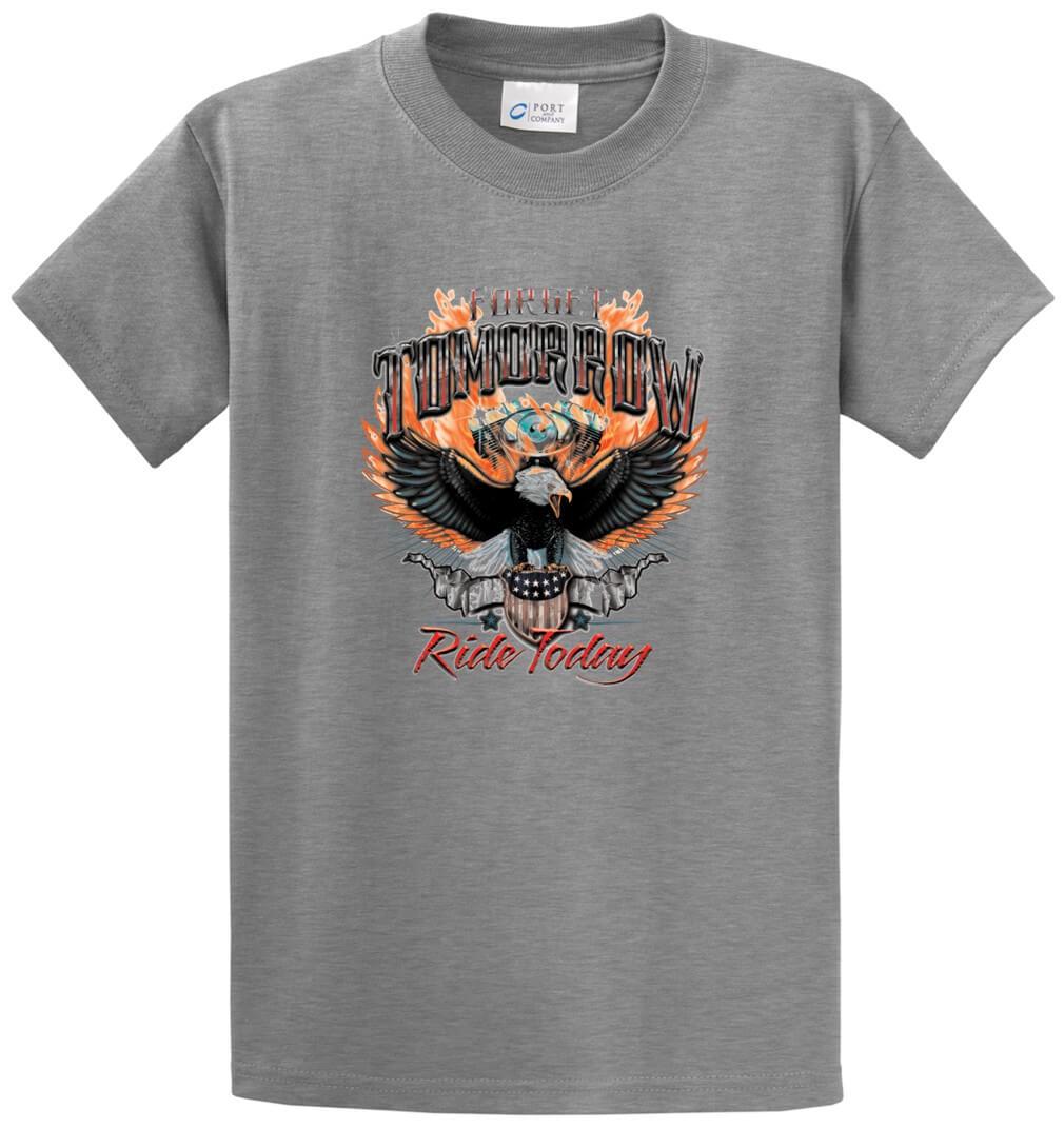 Forget Tomorrow Ride Today Printed Tee Shirt