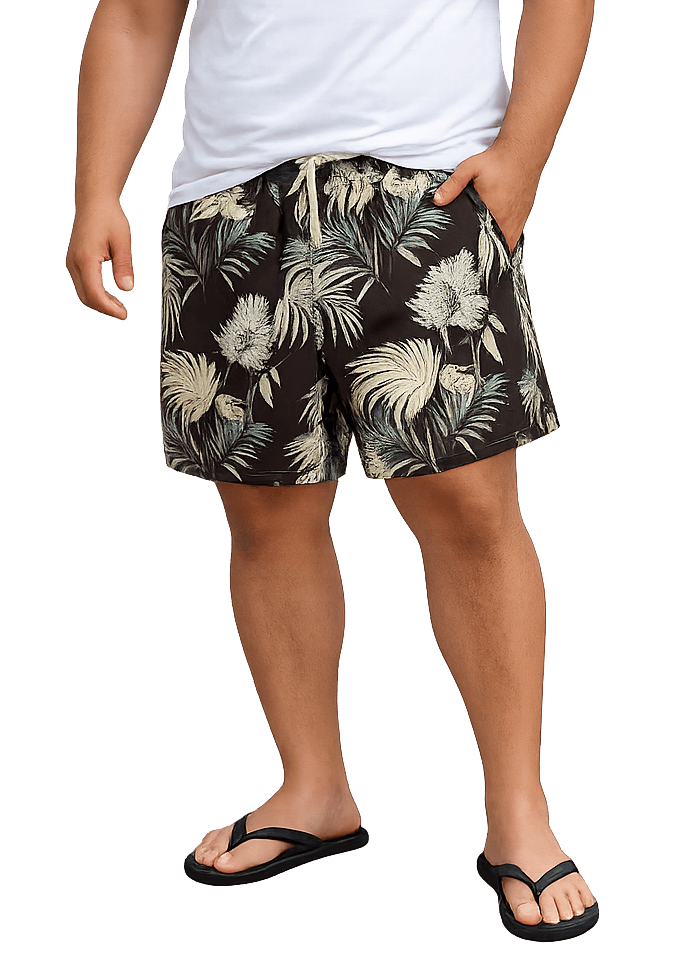 Falcon Bay Big Men's Patterned Swim Short - NOW 20% OFF LISTED PRICE!