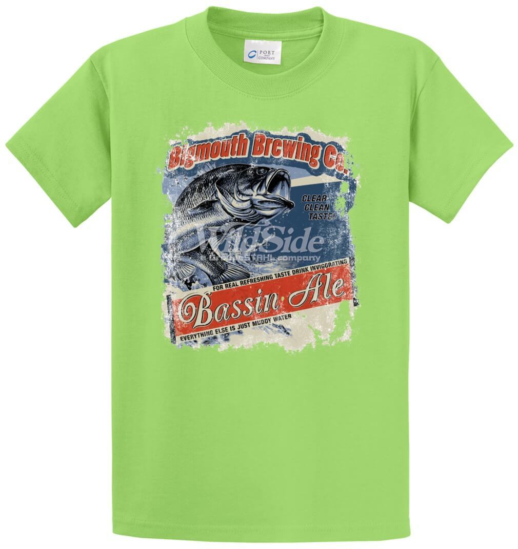 Bassin Ale - Bigmouth Brewing Co. Printed Tee Shirt