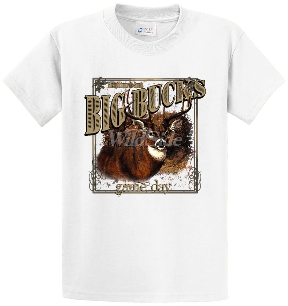 Big Bucks Game Day  Printed Tee Shirt